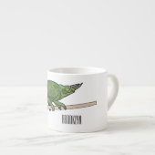 ジャクソンのカメレオン漫画イラストレーション エスプレッソカップ (正面右)