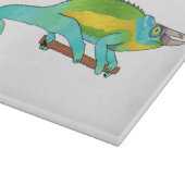 ジャクソンのカメレオン漫画イラストレーション カッティングボード (角)