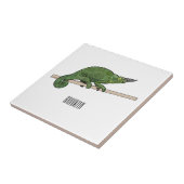 ジャクソンのカメレオン漫画イラストレーション タイル (側面)