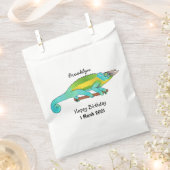 ジャクソンのカメレオン漫画イラストレーション フェイバーバッグ (クリップ留めされた状態)