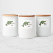 ジャクソンのカメレオン漫画イラストレーション フードラベル (ボトル)