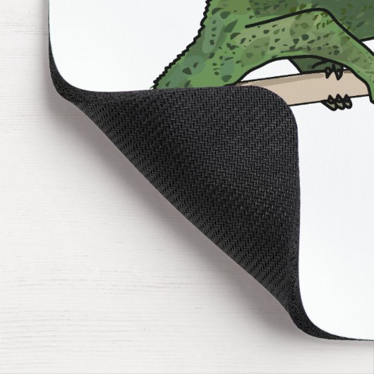 ジャクソンのカメレオン漫画イラストレーション マウスパッド (コーナー)