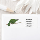 ジャクソンのカメレオン漫画イラストレーション ラベル (インサイチュ)