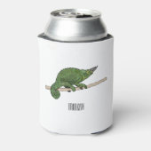 ジャクソンのカメレオン漫画イラストレーション 缶クーラー (缶裏面)