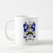 ジャクソンの家紋-ジャクソンの紋章付き外衣 コーヒーマグカップ (左)