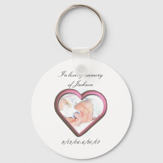 ジャクソンを愛する思い出で キーホルダー (正面)