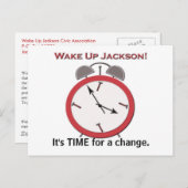 ジャクソンを起こす ポストカード (正面/裏面)