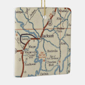 ジャクソンアルヴィンテージマップ セラミックオーナメント (右)
