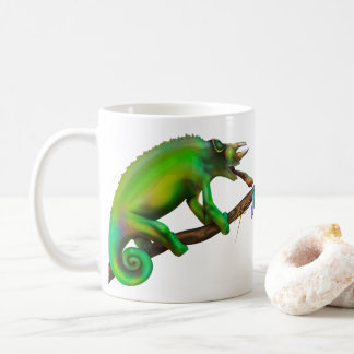 ジャクソンカメレオンの狙い コーヒーマグカップ