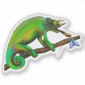 ジャクソンカメレオンの狙い シール (正面)