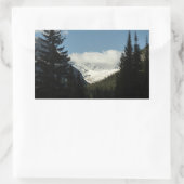 ジャクソングレイシャーオーバービューアットグレイシャーナショナルパーク 長方形シール (バッグ)