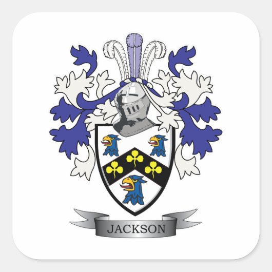 ジャクソンコートオブアームズ スクエアシール (正面)