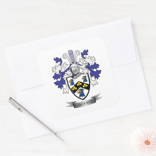 ジャクソンコートオブアームズ スクエアシール (封筒)