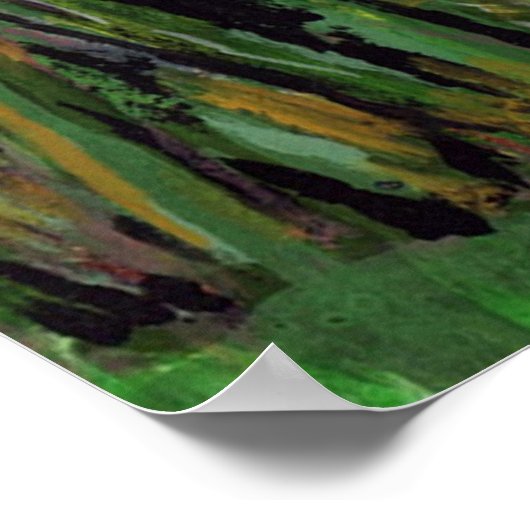 ジャクソンスクエアのバナナの木 ポスター (角)