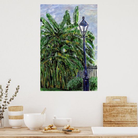 ジャクソンスクエアのバナナの木 ポスター (キッチン)