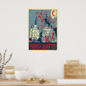 ジャクソンスクエアインブルー ポスター (キッチン)