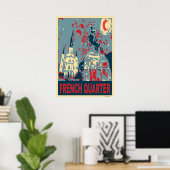 ジャクソンスクエアインブルー ポスター (ホームオフィス)