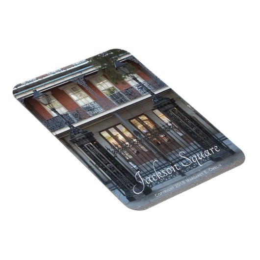 ジャクソンスクエアゲート,ニューオーリンズフランスの,クォーター マグネット (右側)