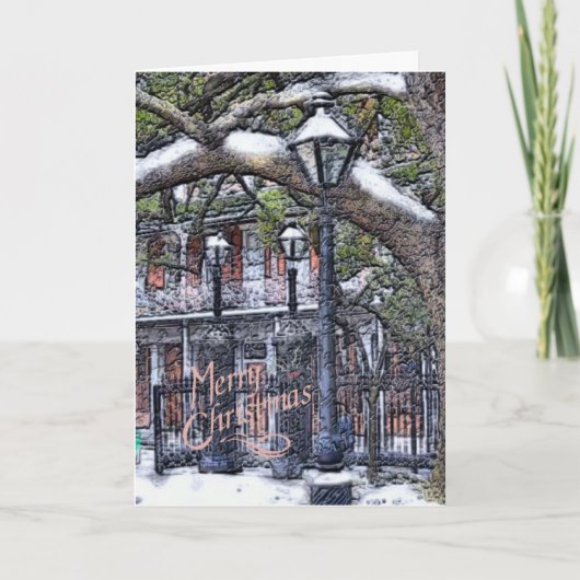 ジャクソンスクエアスノークリスマス シーズンカード (正面)