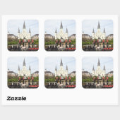 ジャクソンスクエアセントルイス大聖堂アットクリスマス スクエアシール (シート)