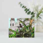 ジャクソンスクエアニューオーリンズランプポスト ポストカード (スタンド正面)