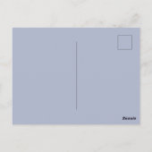 ジャクソンズカメレオンとハイビスカス ポストカード (裏面)