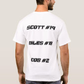 ジャクソンビルのインディアン Tシャツ (裏面)