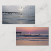 ジャクソンビルのビーチ、フロリダ: 名刺 (正面/裏面)