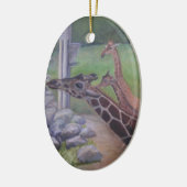 ジャクソンビルの動物園のオーナメントの時間を食べ物を与えること セラミックオーナメント (左)