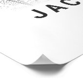 ジャクソンビルの市地図 ポスター (角)