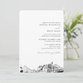 ジャクソンビルデスティネーションウェディング招待状 招待状 (スタンド正面)