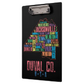 ジャクソンビルデュヴァルカウンティフロリダワードアートビーチ クリップボード (左)
