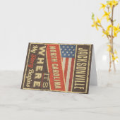 ジャクソンビルノースカロライナ カード (黄色い花)