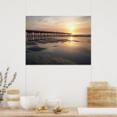 ジャクソンビルビーチサンライズピア ポスター (キッチン)