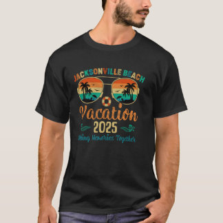 ジャクソンビルビーチバケーション 2025 友達 家族 旅行 Tシャツ