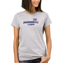 ジャクソンビルビーチフロリダ女性用Tシャツ