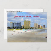 ジャクソンビルビーチフロリダ シーズンポストカード (正面/裏面)
