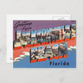 ジャクソンビルビーチフロリダ ポストカード (正面/裏面)