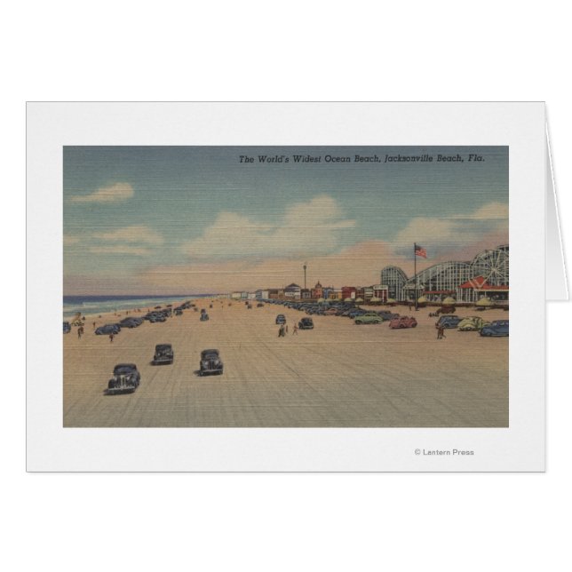 ジャクソンビルビーチ, FL – 世界で最も広い海洋 (正面横)