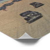 ジャクソンビルビーチ, FL – 世界で最も広い海洋 ポスター (角)