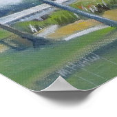 ジャクソンビルフロリダオルテガブリッジ ポスター (角)