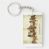 ジャクソンビルフロリダシティスケープ キーホルダー (正面)