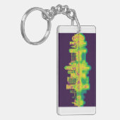 ジャクソンビルフロリダスカイライン キーホルダー (正面左)