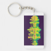 ジャクソンビルフロリダスカイライン キーホルダー (正面)