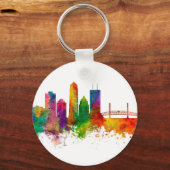 ジャクソンビルフロリダスカイライン キーホルダー (正面)