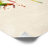 ジャクソンビルフロリダスカイライン ポスター (コーナー)