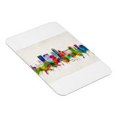 ジャクソンビルフロリダスカイライン マグネット (右側)