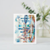 ジャクソンビルフロリダ有名な旅行水の色 ポストカード (スタンド正面)