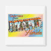 ジャクソンビルフロリダFLヴィンテージ旅行記念品 マグネット (正面)