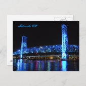 ジャクソンビルメイン通りブリッジハガキ ポストカード (正面/裏面)